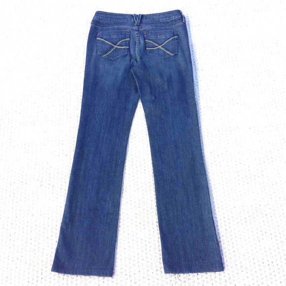 TOMMY BAHAMA Women's Jeans Straight Leg Mid Rise Blue Sz 2 Denim Blue - Picture 2 of 8